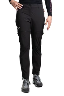 Salewa Spodnie trekkingowe damskie Puez Talvena DST 2/1 Short Women czarne 38_M - Spodnie damskie Salewa Spodnie trekkingowe damskie Puez Talvena DST 2/1 Short Women czarne 38_M - Spodnie damskie - miniaturka - grafika 1