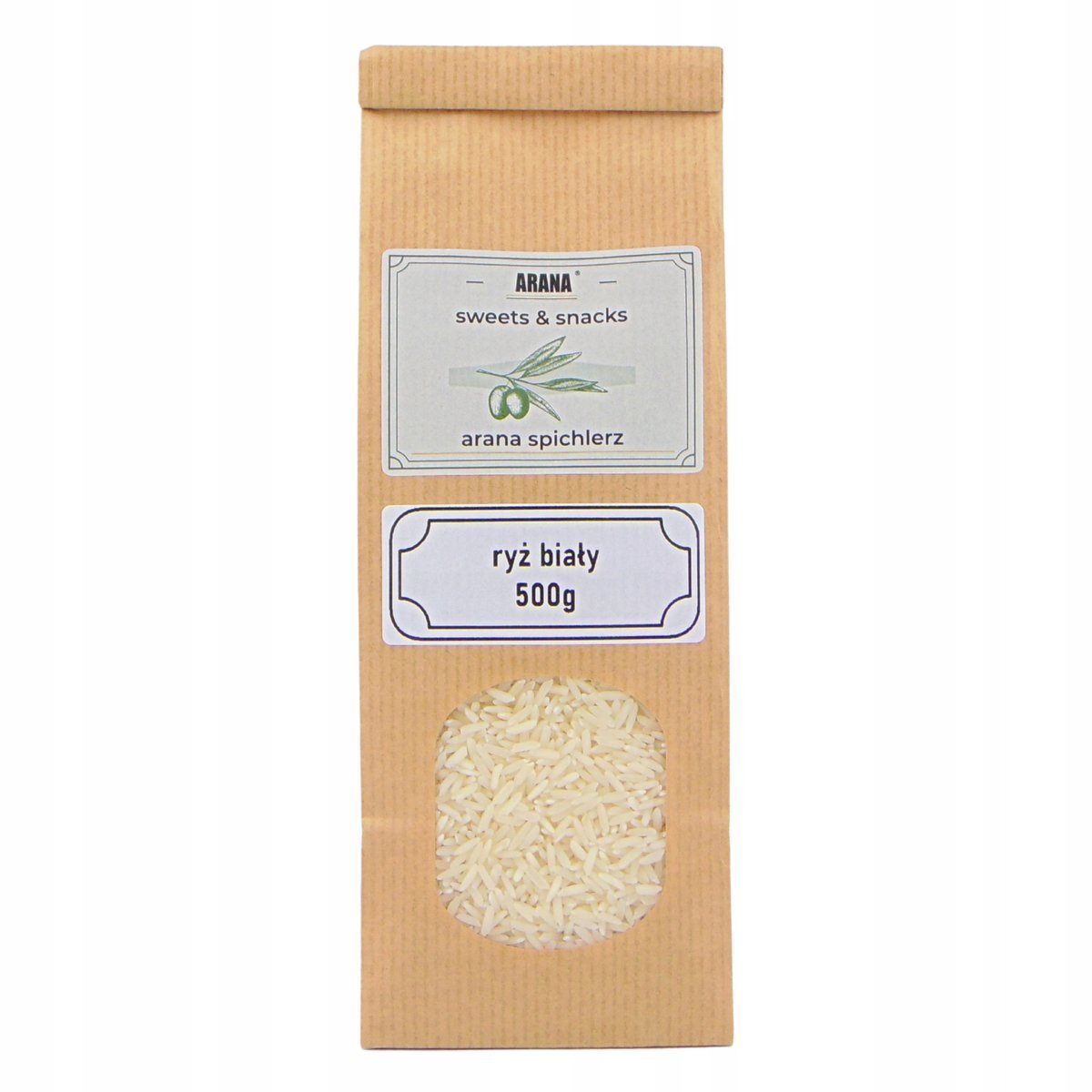 RYŻ BIAŁY 500g naturalny wysoka jakość