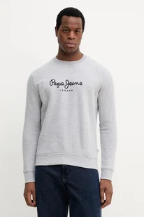 Pepe Jeans bluza męska kolor szary z nadrukiem PM5800018 - Bluzy męskie - miniaturka - grafika 1