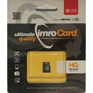 Karty pamięci - Karta pamięci IMRO microSDHC 8GB MICROSD10 8G - miniaturka - grafika 1