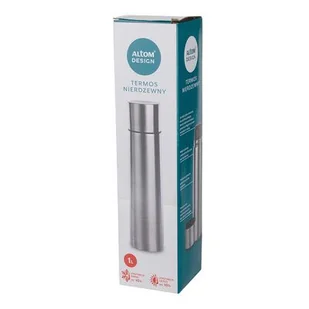 Termos nierdzewny 1 l srebrny - Termosy - miniaturka - grafika 1