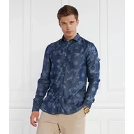 Koszule męskie - GUESS Koszula LS SUNSET FLO | Slim Fit - miniaturka - grafika 1