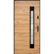 Drzwi zewnętrzne - Drzwi zewnętrzne lewe Toscana jasno-brązowy 90L 207,7 cm - miniaturka - grafika 1