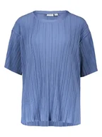 Bluzki damskie - ONLY Carmakoma Bluzka "Ravenna" w kolorze niebieskoszarym - miniaturka - grafika 1