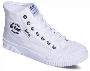 Lee Cooper, Trampki damskie MID, LCW-23-44-1607L, Białe, Rozmiar 39 - Trampki damskie - miniaturka - grafika 1