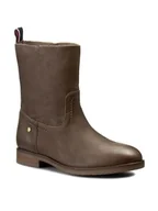 Botki damskie - Buty damskie Tommy Hilfiger Berry botki skórzane-37 - miniaturka - grafika 1