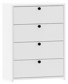 Szafki na buty - Biała Uchylna Szafka Na Buty F6-D89 - miniaturka - grafika 1