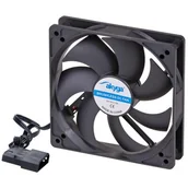 Chłodzenie procesora - Akyga Wentylator do obudowy Akyga AW-12A-BK (120 mm; 1000 obr/min) AW-12A-BK - miniaturka - grafika 1