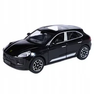 Samochody i pojazdy dla dzieci - Porsche Macan T Metalowy Model Samochodu 1:32 Dźwięk Światło Czarny Prezent - miniaturka - grafika 1