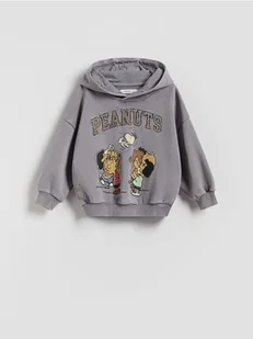 Reserved - Bawełniana bluza Snoopy - fioletowy - Bluzy i sweterki niemowlęce - miniaturka - grafika 1