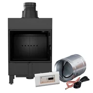 Kominki wolnostojące - Kratki.pl Marek Bal INTELIGENTNY KOMINEK LUCY 12 BLACK 8kW Z MSK LUCY/12/BLACK/Z/MSK - miniaturka - grafika 1