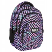 Plecaki - Plecak Czterokomorowy Kolorowa Szachownica Backup A20 Derform - miniaturka - grafika 1