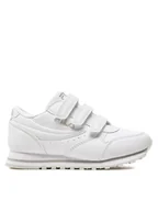 Buty dla dziewczynek - Fila Sneakersy Orbit Velcro Kids 1010785 Biały - miniaturka - grafika 1