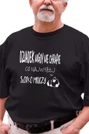 Dzień Babci i Dzień Dziadka - Koszulka z nadrukiem dla Dziadka " Dziadek, nigdy nie chrapie" - miniaturka - grafika 1