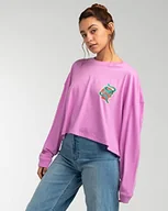 Koszulki i topy damskie - Quiksilver Beach Boyfriend Crop Koszulka damska (zestaw 1) - miniaturka - grafika 1