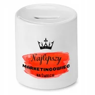 Skarbonki - Skarbonka Dla YouTubera na Urodziny na Prezent z Nadrukiem ze Zdjęciem + Opakowanie na prezent (wzór 03) - miniaturka - grafika 1