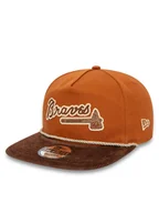 Czapki męskie - New Era Czapka z daszkiem Cord Golfer Braves 60435053 Brązowy - miniaturka - grafika 1