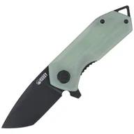 Noże - Nóż składany Kubey Campe Jade G10, Dark Stonewashed D2 (KU203I) - miniaturka - grafika 1