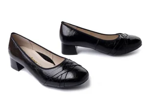 RIEKER 45068-00 black, czółenka damskie - Rieker - Czółenka - miniaturka - grafika 1