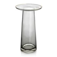 Wazony i flakony - Wazon SERENITE z kołnierzem 25 x 14,5 cm szary - miniaturka - grafika 1