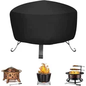 Pokrowce na grilla - Okrągły, wodoodporny pokrowiec na grilla z zabezpieczeniem przed zarysowaniami (92 x 92 x 31 cm) - miniaturka - grafika 1