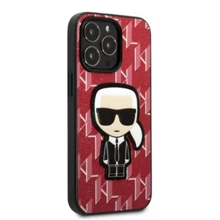 Karl Lagerfeld KLHCP13XPMNIKPI iPhone 13 Pro Max 6,7" hardcase czerwony/red Monogram Ikonik Patch - Etui i futerały do telefonów - miniaturka - grafika 4
