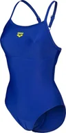 Stroje kąpielowe - Arena Damski strój kąpielowy Arena Women's Arena Solid Swimsuit Lightdrop Back B neon blue rozmiar 40 - miniaturka - grafika 1