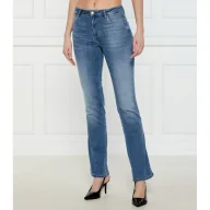 Spodnie damskie - GUESS Jeansy SEXY Straight fit mid rise - miniaturka - grafika 1