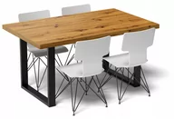 Stoły - Stół kuchenny do jadalni loft DĄB LANCELOT 120X60 - miniaturka - grafika 1