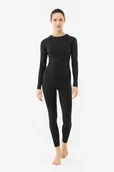 Pozostała odzież narciarska - Komplet bielizny termoaktywnej damskiej z bambusowego włókna węglowego Viking Gaja Set Bamboo 0900 czarny M - miniaturka - grafika 1