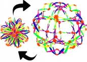 Piłki dla dzieci - Magiczna kula piłka rozkłada się w czasie lotu - miniaturka - grafika 1