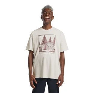 Męski t-shirt Jack Wolfskin FREEROAMER T M TENT cotton white - S - Koszulki męskie - miniaturka - grafika 1