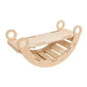 Łóżeczka i kojce - Medium Dream Rocker Naturalne Drewno & Zjeżdżalnia - miniaturka - grafika 1