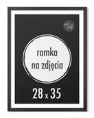 Ramki na zdjęcia - Ramka na zdjęcia 28x35 cm Ramki 35x28 czarna - miniaturka - grafika 1