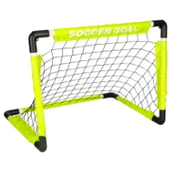 Piłki dla dzieci - Bramka piłkarska bramki do piłki nożnej zestaw x2 piłka pompka - miniaturka - grafika 1
