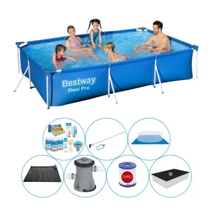 Bestway Steel Pro 300x201x66 cm Rechteckig - Zestaw basenowy - Baseny ogrodowe - miniaturka - grafika 1