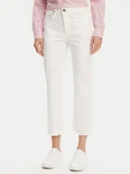 Spodnie damskie - United Colors Of Benetton Jeansy 46QRDE010 Écru Flare Fit - miniaturka - grafika 1