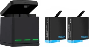 Telesin Box Telesin dla GoPro Hero 8 + 2 baterie GP-BNC-801 - Akcesoria do kamer sportowych - miniaturka - grafika 1
