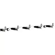 Wieszaki łazienkowe - Mexen haczyk na ręcznik z pięcioma uchwytami, chrom - miniaturka - grafika 1