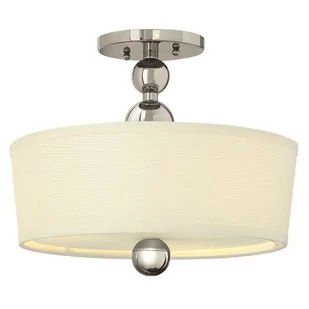 Elstead Lighting Zelda 3Lt Semi-Flush Polished Nickel HK/ZELDA/SF PN Elstead Lampa sufitowa nowoczesna HK/ZELDA/SF PN) - Lampy sufitowe - miniaturka - grafika 1