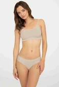 Majtki damskie - Majtki typu bikini z obniżonym stanem, beżowe, Gatta - miniaturka - grafika 1