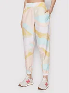 Spodnie sportowe damskie - New Balance Spodnie dresowe WP21553 Kolorowy Athletic Fit - miniaturka - grafika 1