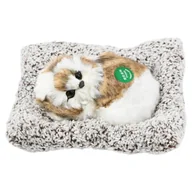 Figurki dekoracyjne - PIES NA PODUSZCE DEKORACJA FIGURKA REALISTYCZNY PIESEK RÓŻNE WZORY - miniaturka - grafika 1