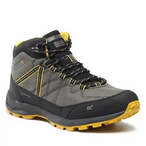 Buty trekkingowe męskie - Trekkingi Regatta - Samaris Lite RMF700 Dark Khaki/Yellow Gold X8R - grafika 1