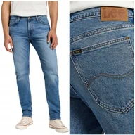 Spodnie męskie - Lee DAREN Riverway BLUE DżINS proste męskie spodnie jeansowe W34 L32 - miniaturka - grafika 1