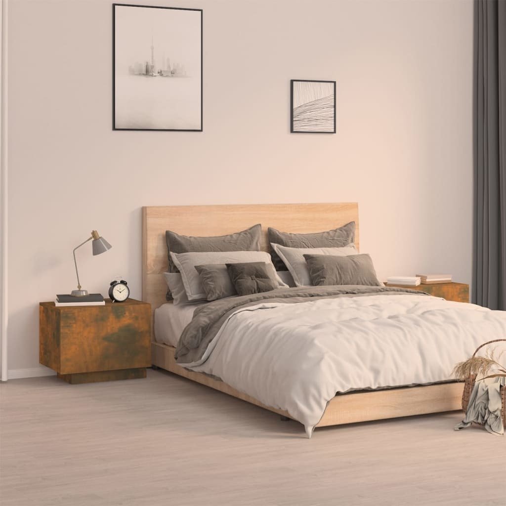Szafka nocna dąb wędzony 100x35x40 cm materiał drewnopochodny