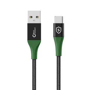 Microconnect MC-SMART USB-A-C-01 kabel USB USB 2.0 1 m USB A USB C Czarny, Zielony - Kable USB - miniaturka - grafika 1