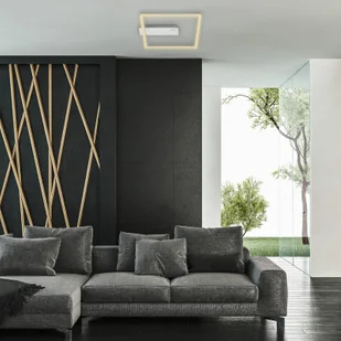 Briloner Lampa sufitowa LED Nici kwadratowa alu czujnik - Lampy sufitowe - miniaturka - grafika 1