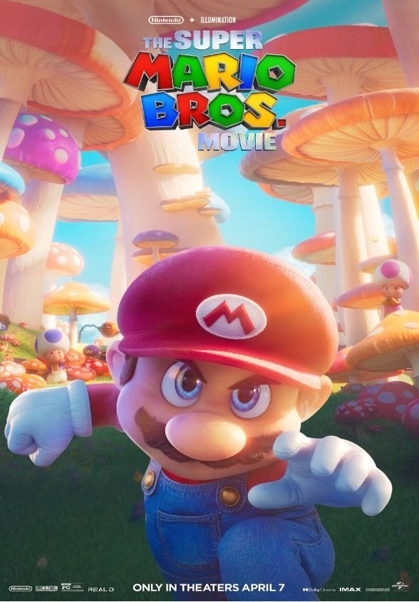PUZZLE Super Mario Bros Movie (2023) A3 252 el z Nadrukiem + IMIĘ Pudełko