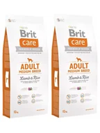 Sucha karma dla psów - Brit Care Adult Medium Breed Lamb&Rice 12 kg - miniaturka - grafika 1
